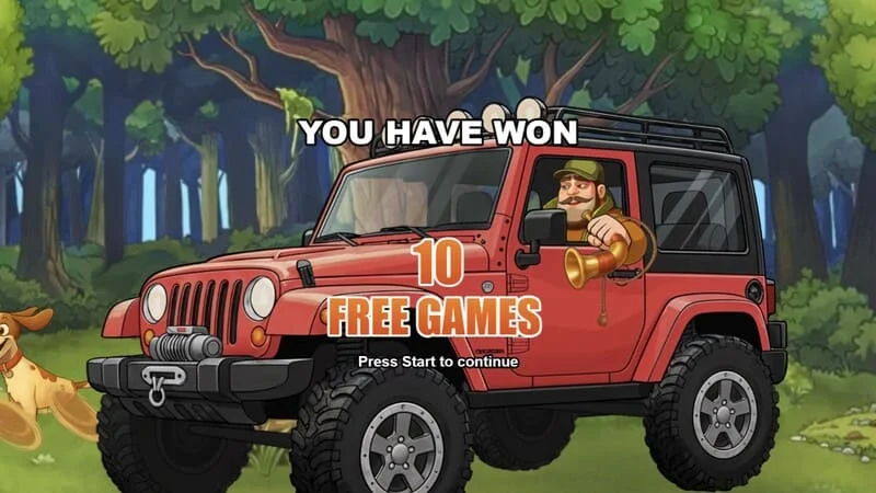 Hunt the Bucks - Free Games launch with Booster panel and Hunter-Wild